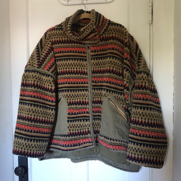 Golden Hour Fleece Dolman Jacket Xl 